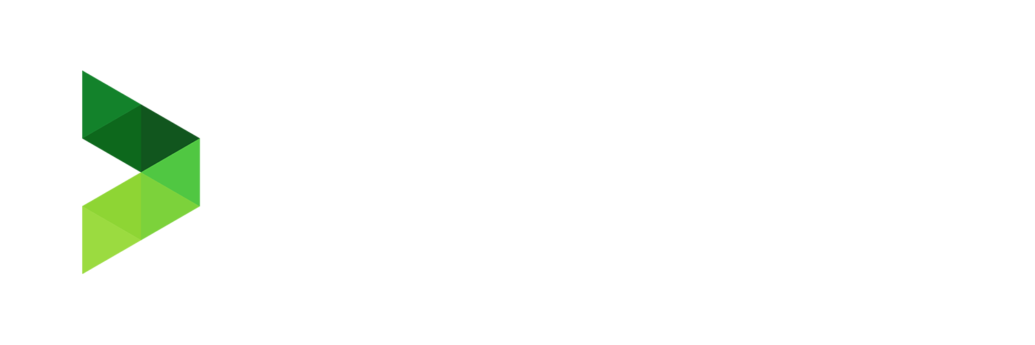 DME Logo White Text Transparent